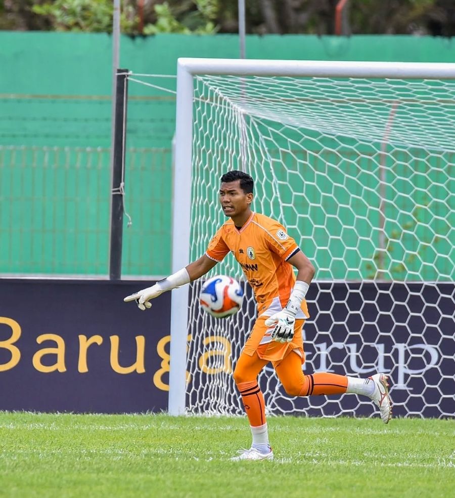 Kiper andalan PSS Sleman M Fahri.