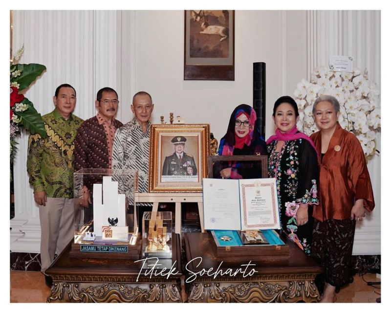 Ilustrasi Keluarga besar Cendana menggelar acara syukuran atas penganugerahan gelar Pahlawan Nasional kepada Presiden ke-2 RI, Soeharto.