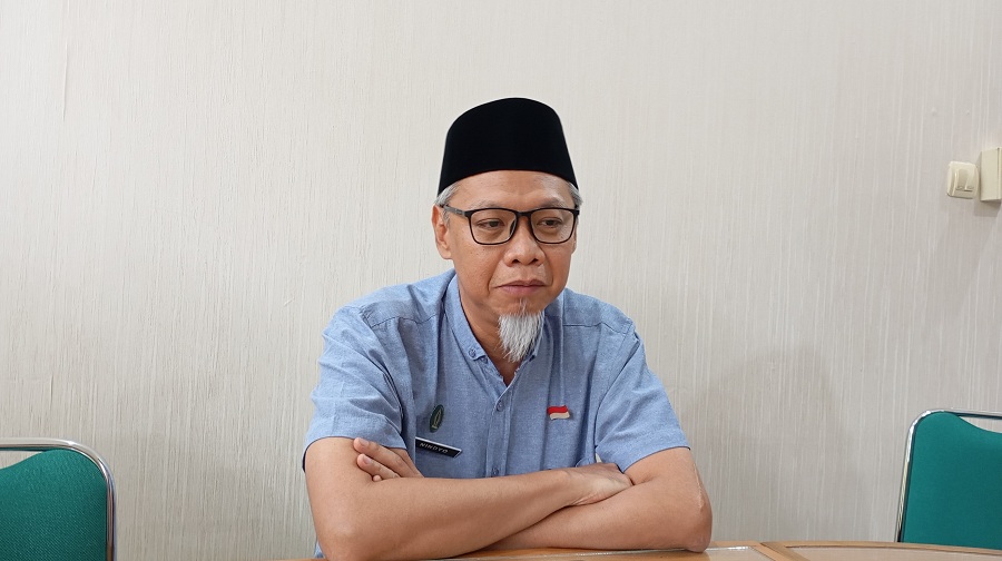 Kepala Kesbangpol Kota Jogja Nindyo Dewanto saat ditemui di Balai KotaTimoho, Jumat (21/11/2025).