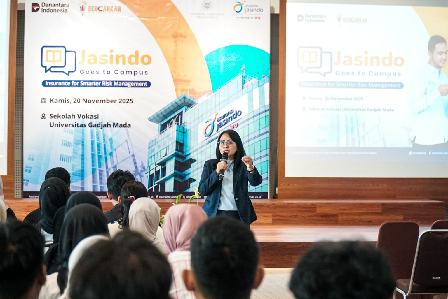 Jasindo Goes to Campus Hadirkan Edukasi Manajemen Risiko untuk Mahasiswa Sekolah Vokasi UGM
