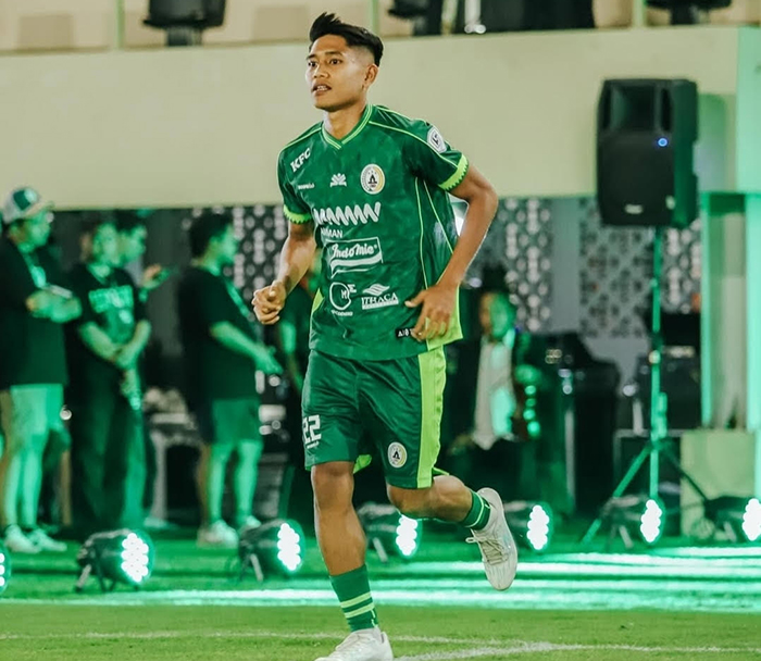 Gelandang PSS Sleman Junior Haqi&nbsp;