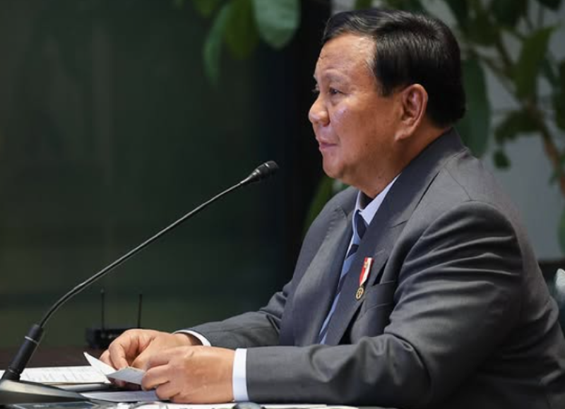Presiden RI Prabowo Subianto.
