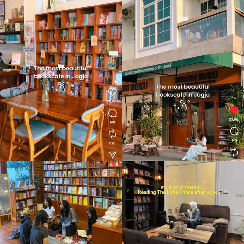 Solusi Book Cafe Yogyakarta.