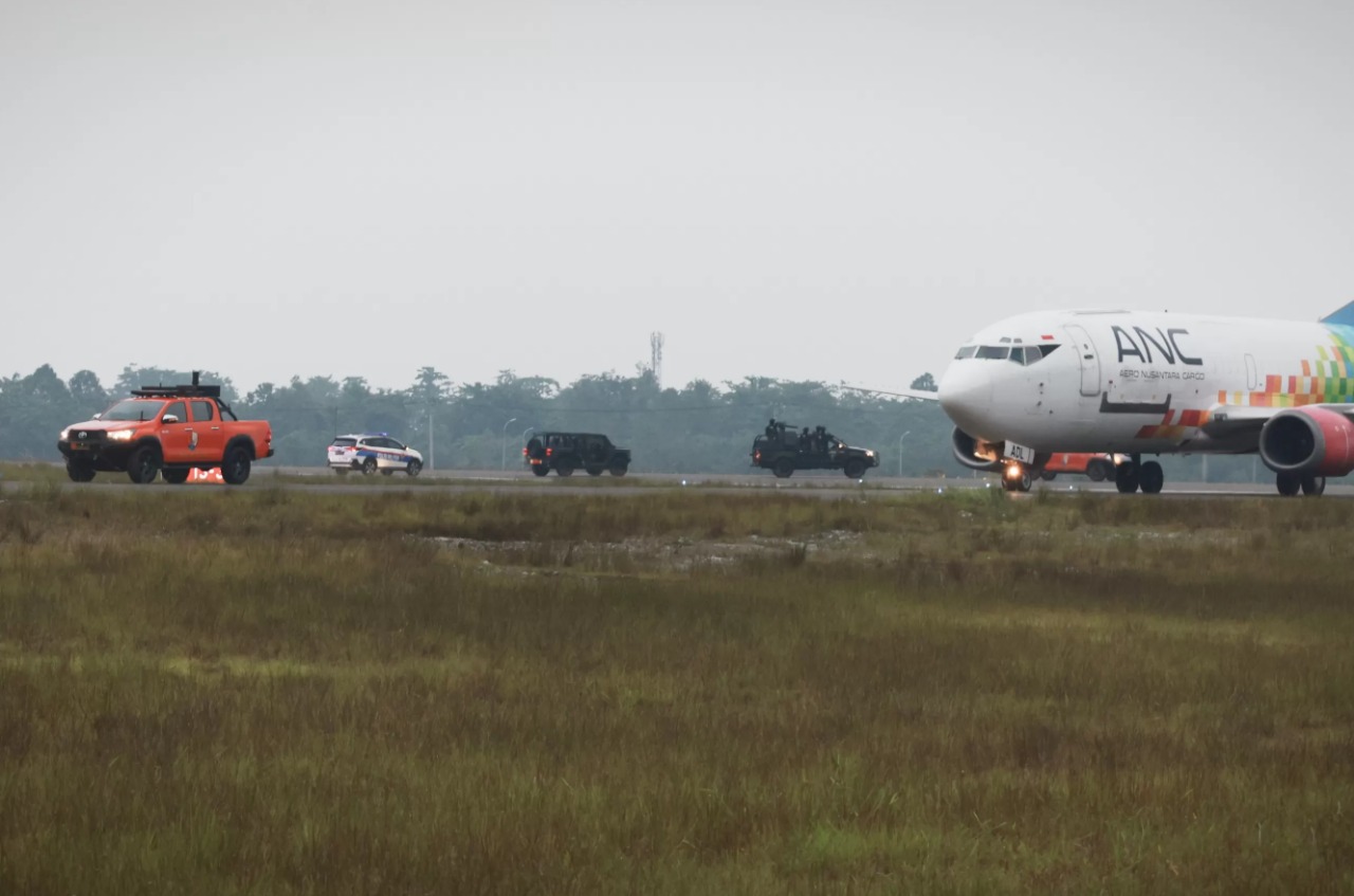 TNI Menggelar Latihan di Bandara PT IMIP, Morowali, Sulawesi Tengah (20/11)