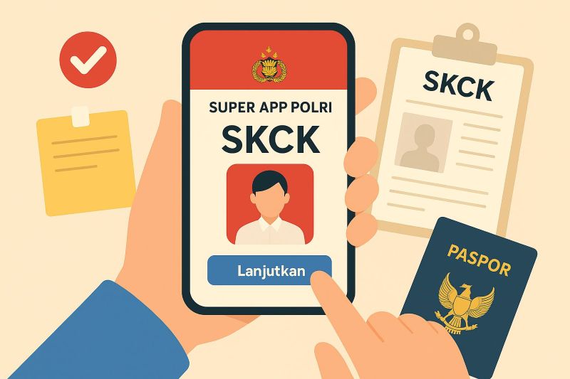 Ilustrasi SKCK.