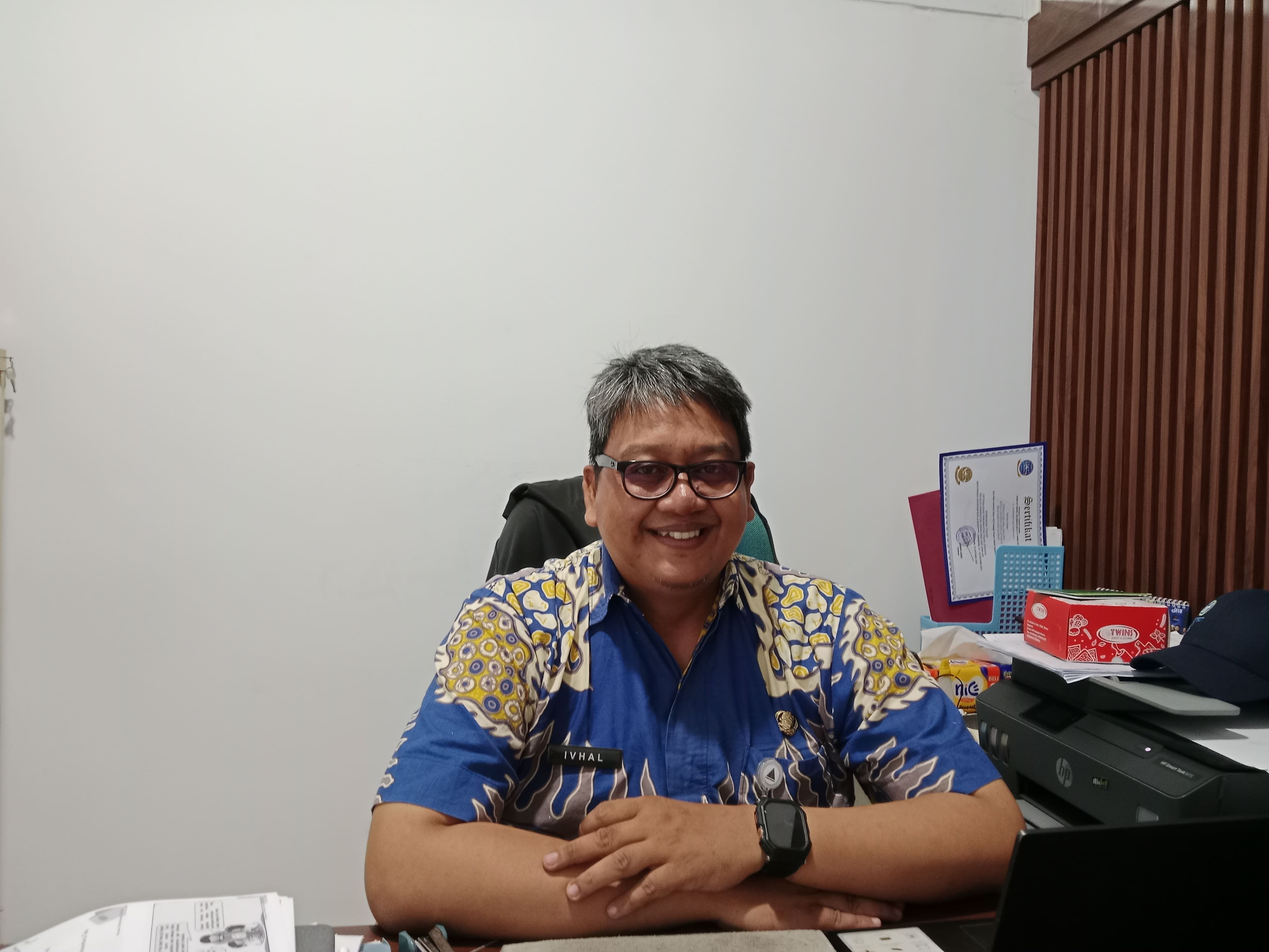 Ketua Tim Kerja Pendaftaran BKAD Kabupaten Sleman Ivhal Ilyas
