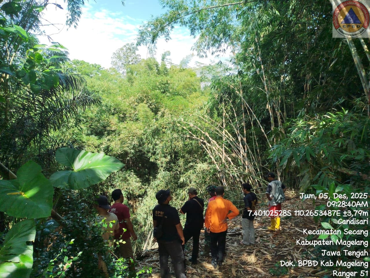 Saluran air bersih terputus akibat longsor&nbsp;di Dusun Gioso Gunung, Candisari&nbsp;pada Jumat (5/12).