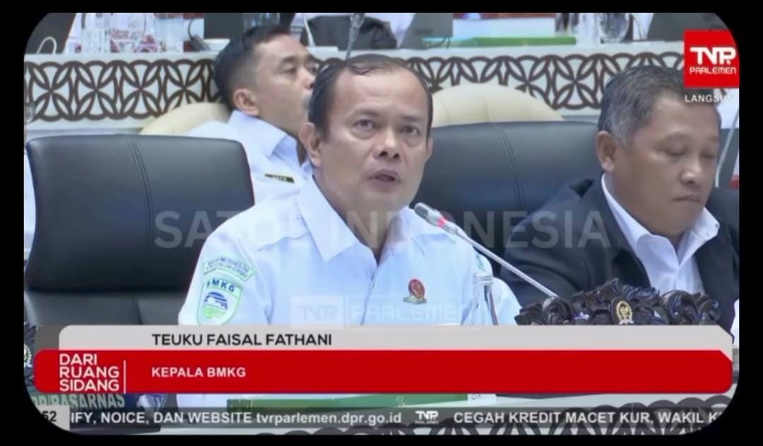 Kepala BMKG Teuku Faisal Fathani.