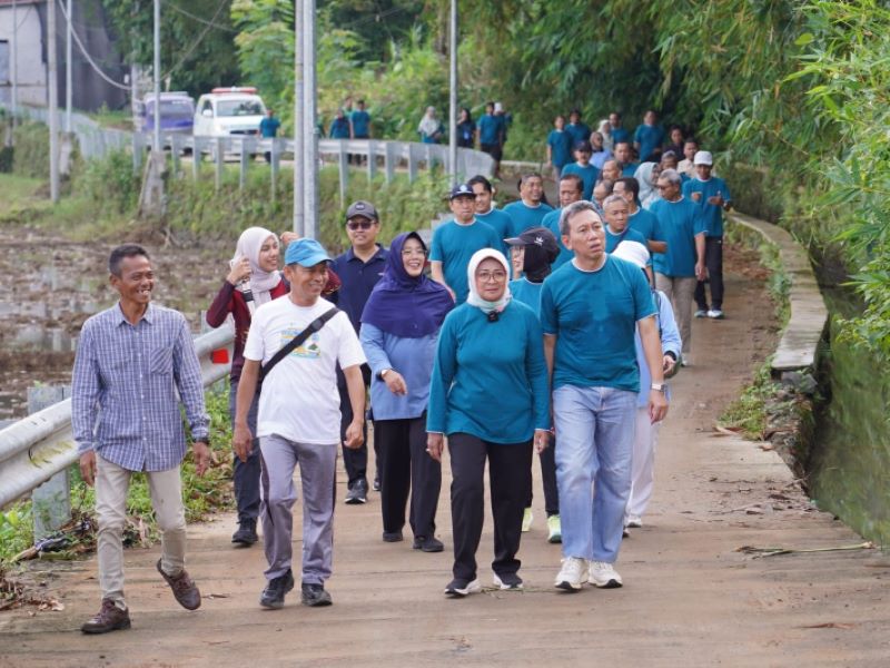 Bupati Kebumen Lilis Nuryani ikut di tengah-tengah kegiatan peningkatan kapasitas jabatan pimpinan tinggi pratama (JPT) di Kampus Geologi Karangsambung.