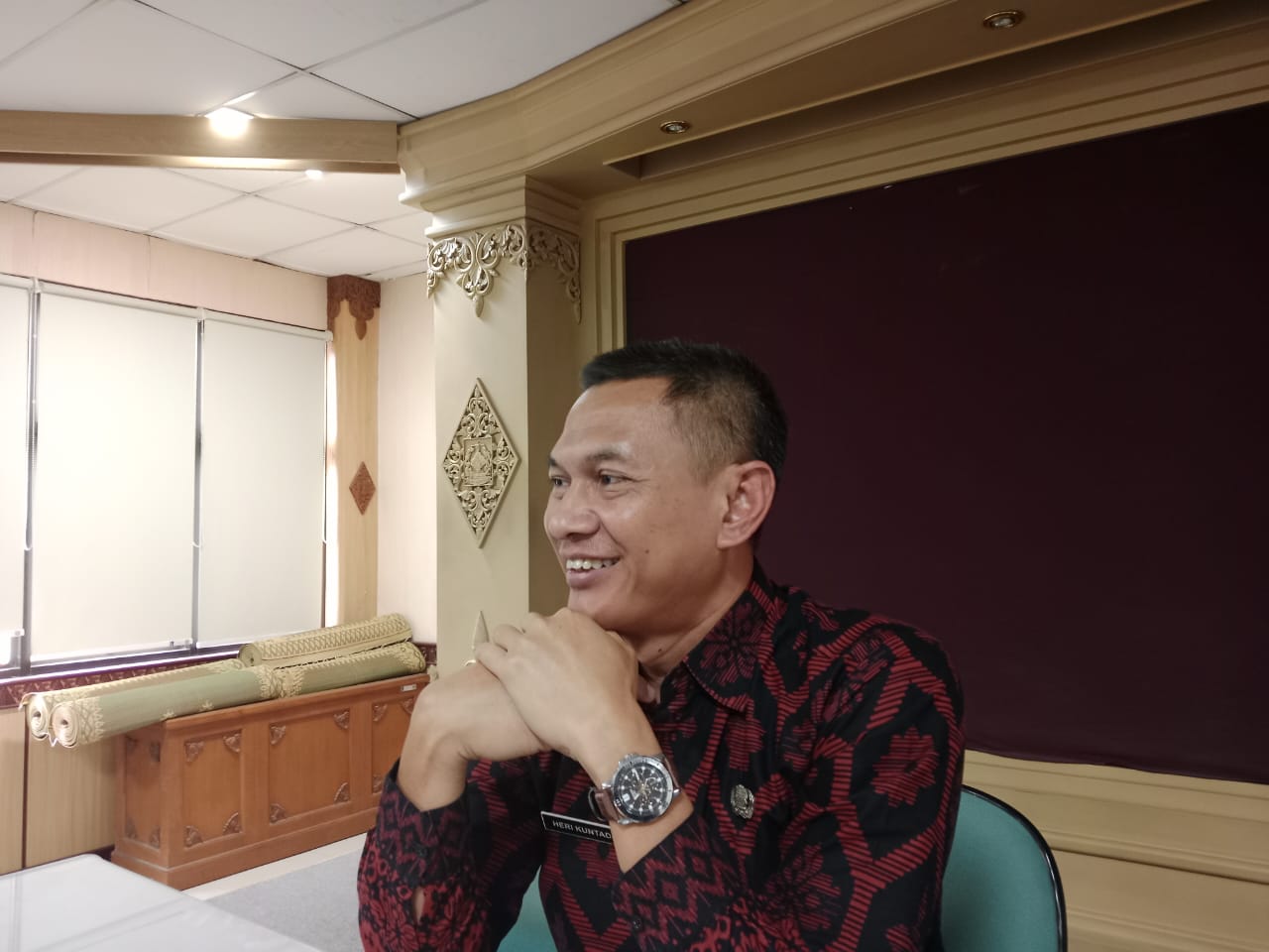 Kepala Dinas Perhubungan Kabupaten Sleman Heri Kuntadi