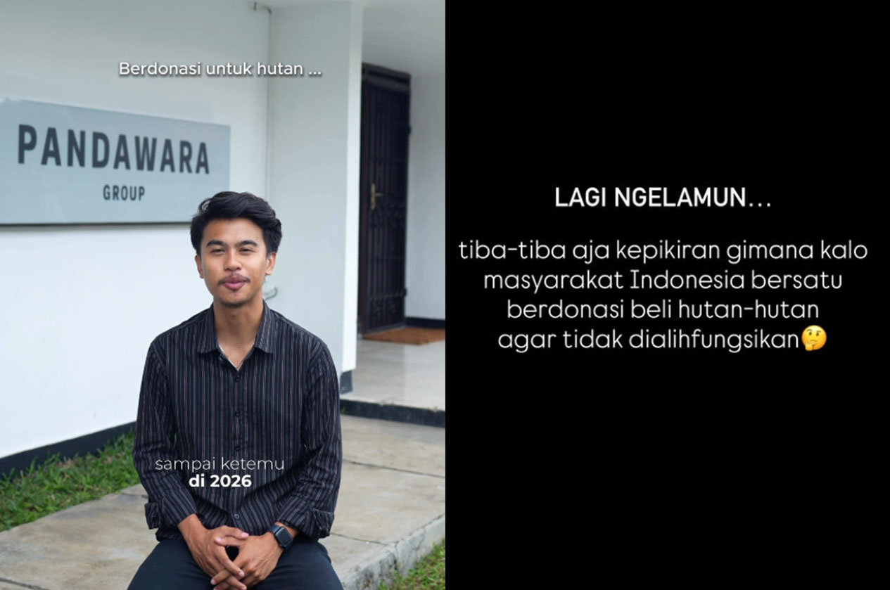 Pandawara Group menginisiasi aksi patungan beli hutan sebagai upaya pelestarian lingkungan.