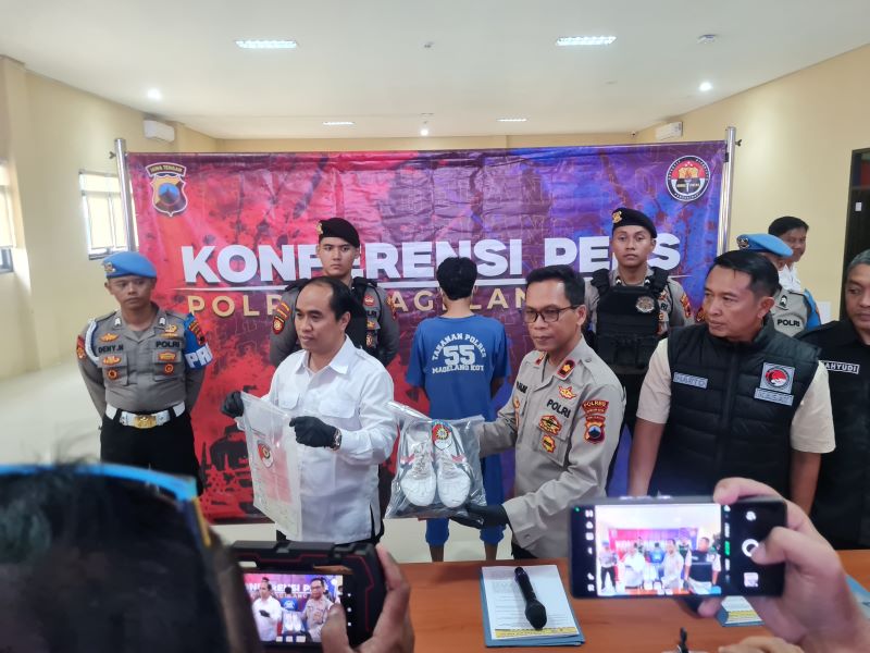 DIBEKUK: Warga Kampung Paten berinisial HN harus mendekam di balik jeruji besi setelah kedapatan mencuri sepeda motor.