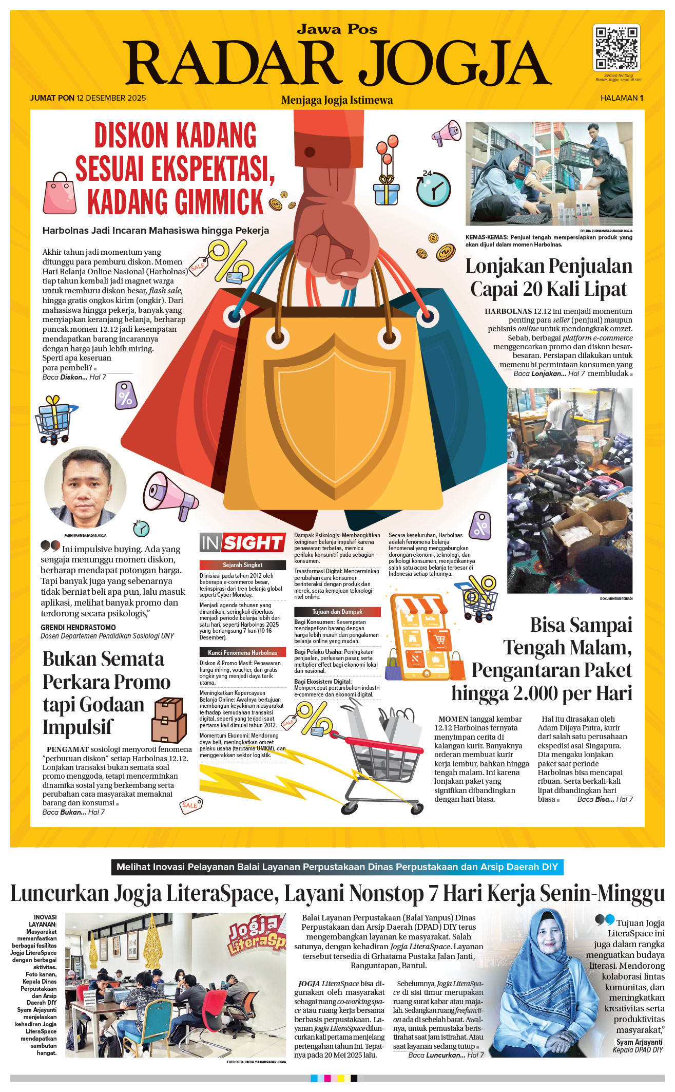 Jawa Pos - Radar Jogja, edisi Jumat 12 Desember 2025