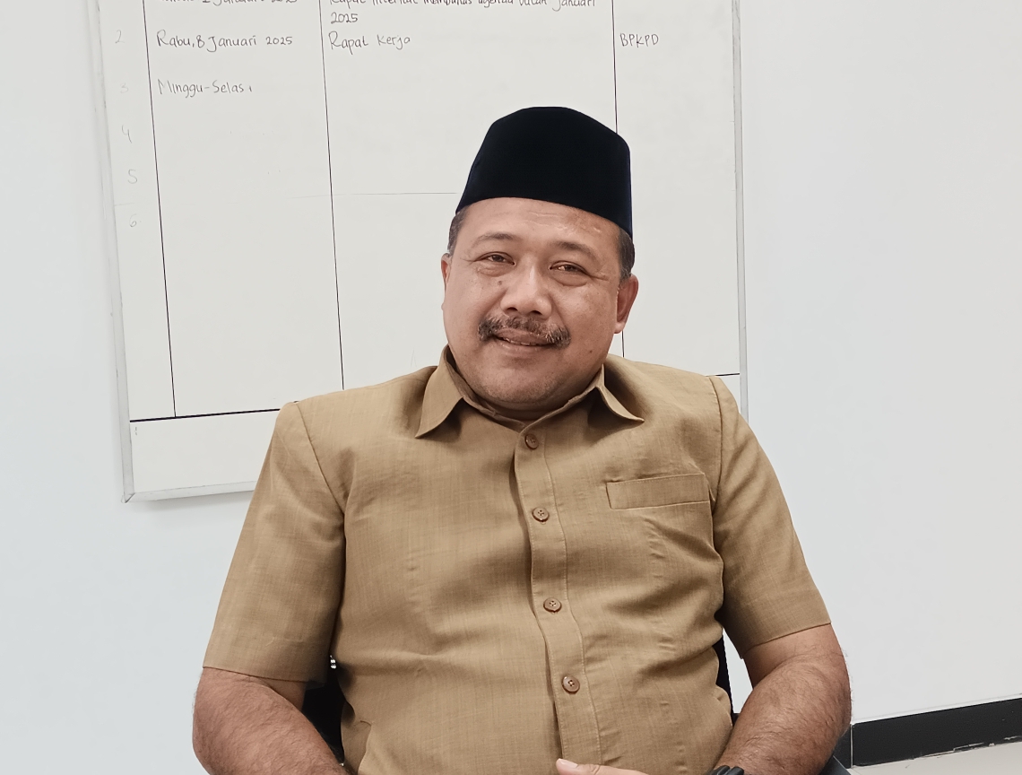 Ketua Panitia Khusus (Pansus) PT Aneka Aneka Usaha Kebumen Jaya Bambang Suparjo. (M Hafied/Radar Jogja)