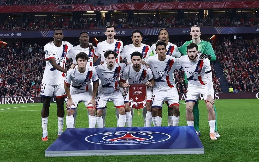 starting eleven Paris Saint Germain kontra Athletic Club di Liga Champions