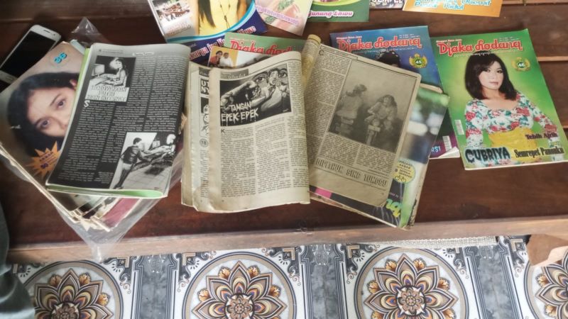 Cerita horor di media cetak yang disimpan oleh Subadrio