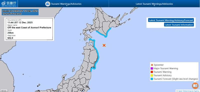 Area Peringatan Tsunami.