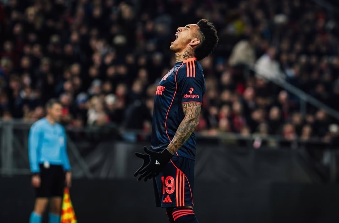 Selebrasi Igor Jesus setelah mencetak gol kemenangan Nottingham Forest atas FC Utrecht di Europa League