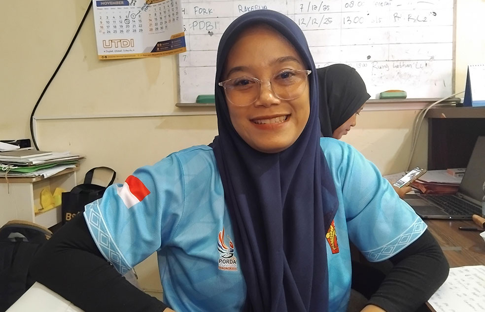 Indah Lupita Sari&nbsp; (Intruktur lari asal Jogja)