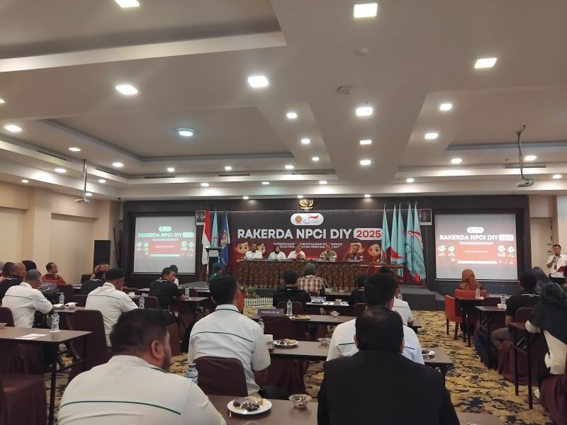 NPCI DIY saat menggelar Rakerda 2025 di Hotel Cavinton, Jogjakarta, Sabtu (13/12).