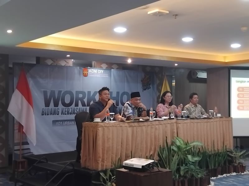 KONI DIY saat menggelar workshop di 101 Urban Heritage, Jogja Sabtu (13/12).