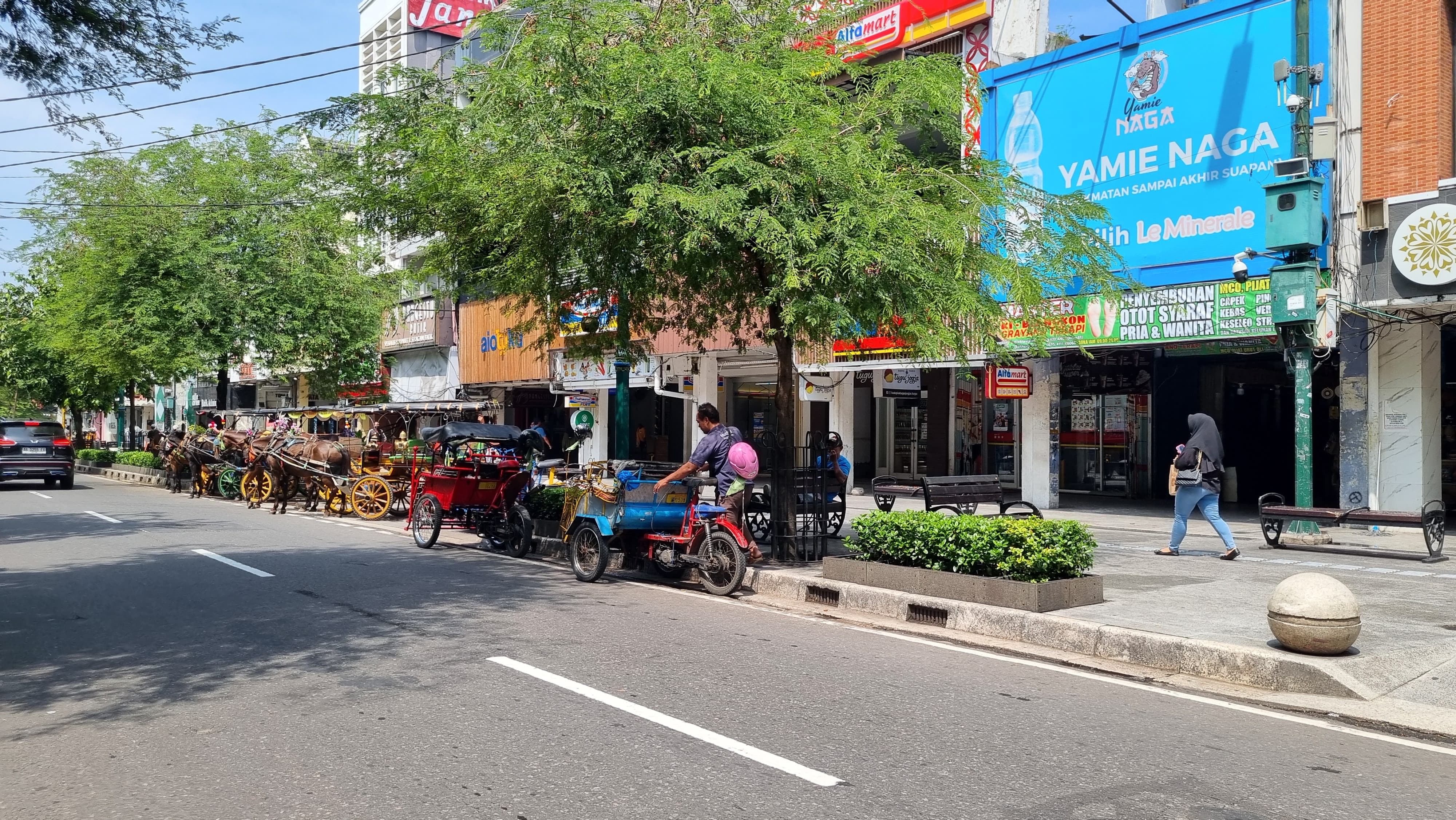 Suasana Malioboro, Yogyakarta.