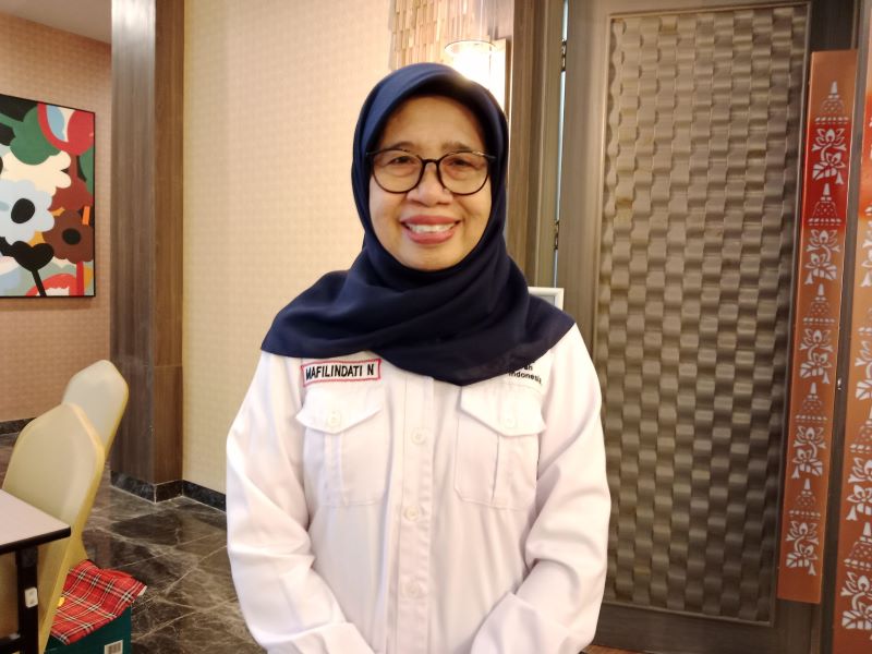 Ketua PMI Sleman Mafilindati Nuraini