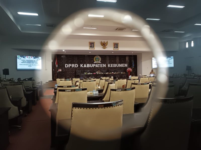 SUSUNAN BERUBAH: DPRD Kebumen menggelar rapat paripurna dengan agenda pengumuman alat kelengkapan DPRD Senin (15/12).