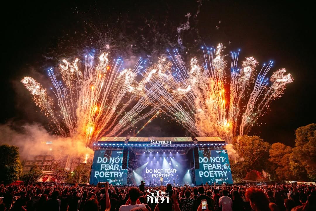 Penampilan Hindia di Saemen Fest 2025