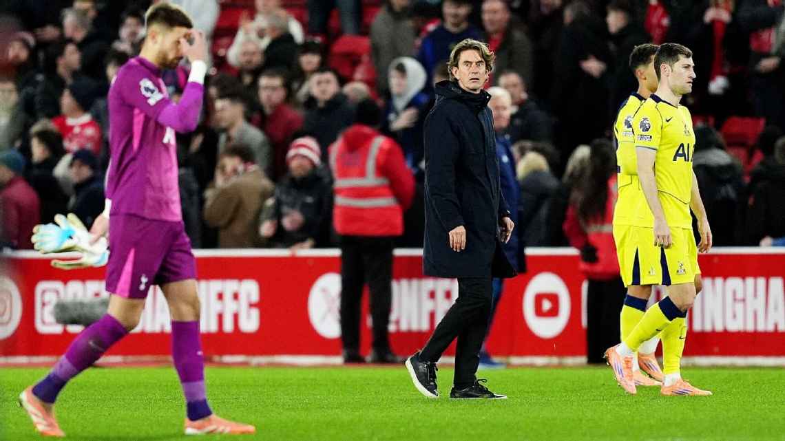 Thomas Frank berharap diberi waktu untuk memperbaiki Tottenham Hotspur setelah kekalahan dari Nottingham Forest