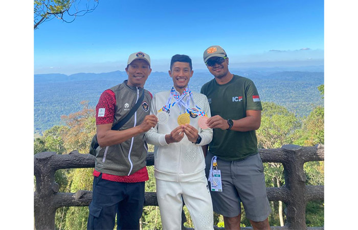 Atlet balap sepeda asal DIY Aiman Cahyadi berhasil memperoleh medali emas di SEA Games 2025.