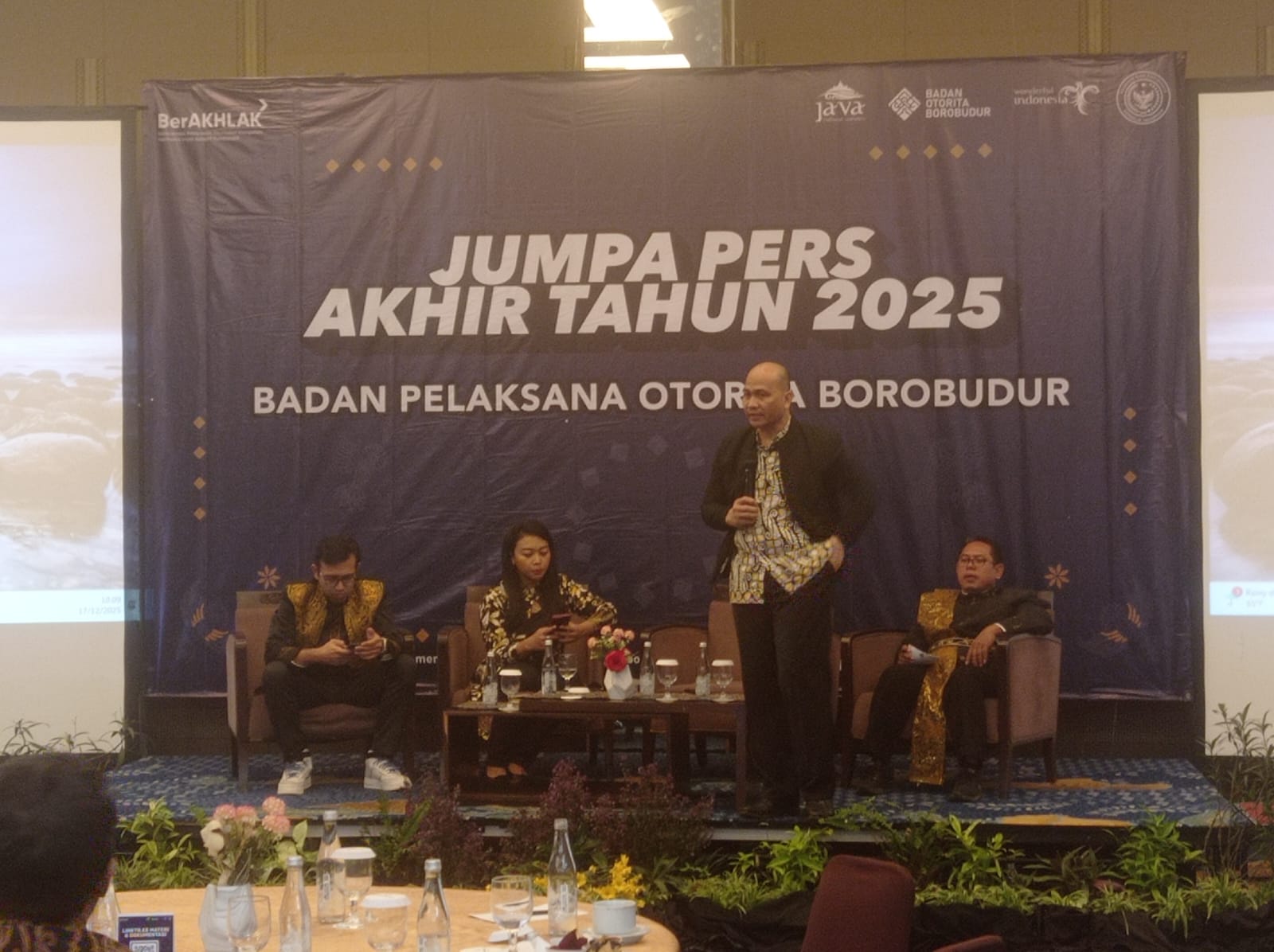 Jumpa pers akhir tahun BPOB