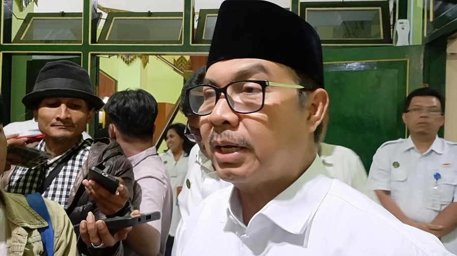 CAPTION: Wali Kota Jogja Hasto Wardoyo saat ditemui di Balai Kota Jogja, Rabu (24/12/2025).