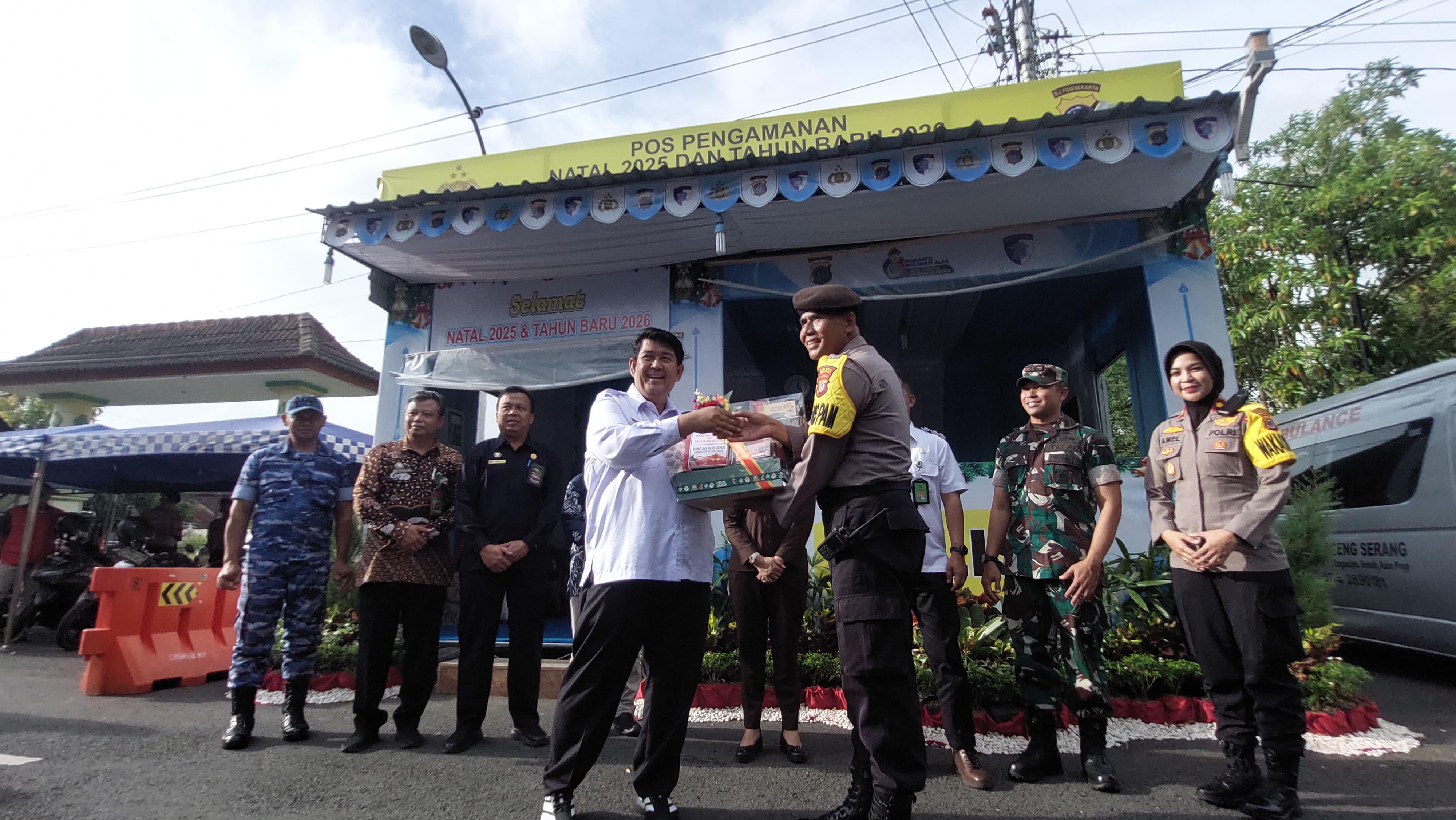 Bupati Kulon Progo menyampaikan persiapan menyambut Nataru.