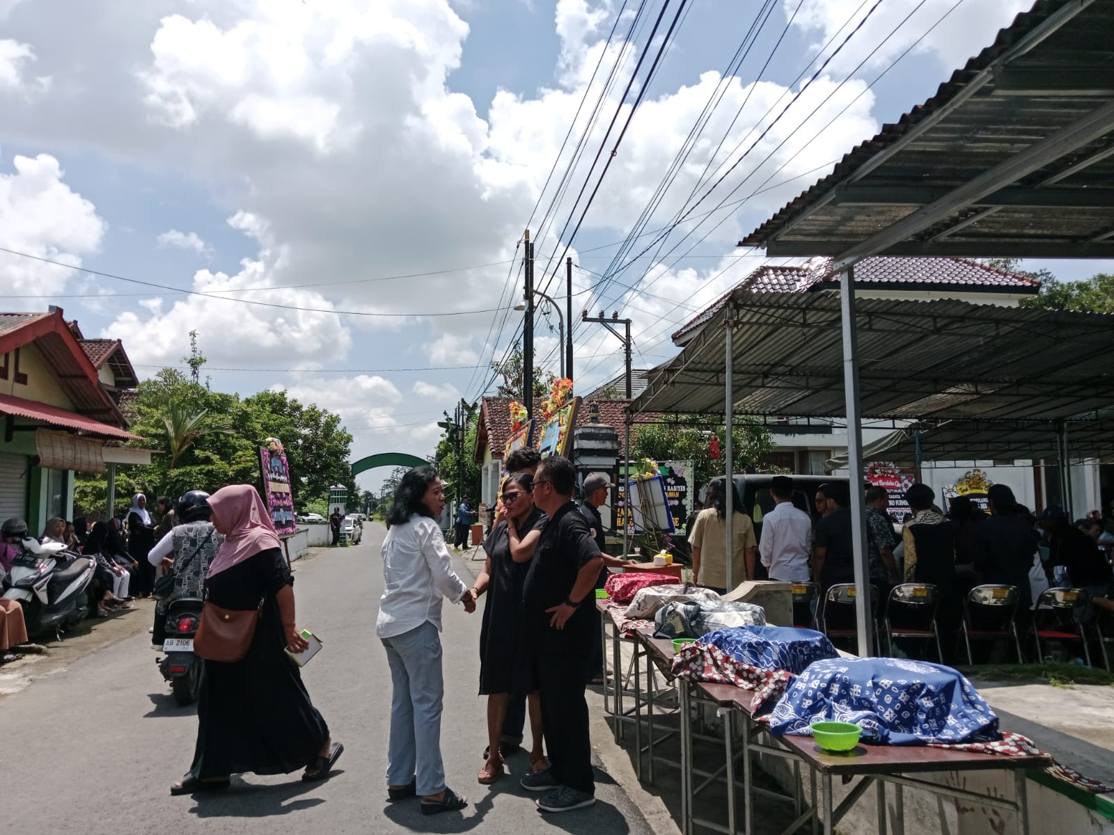 Suasana rumah duka.&nbsp;