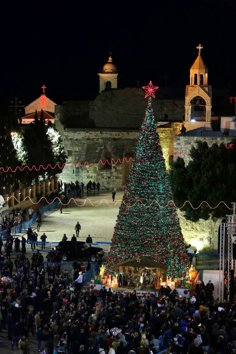 Natal di Bethlehem, Palestina.