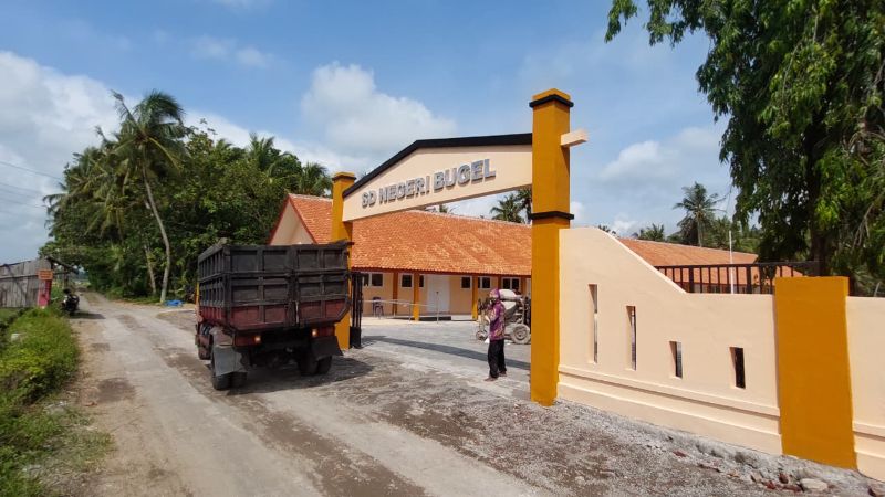 ANYAR: Pembangunan SDN Bugel, Kalurahan Bugel, Kapanewon Panjatan, Kulon Progo.