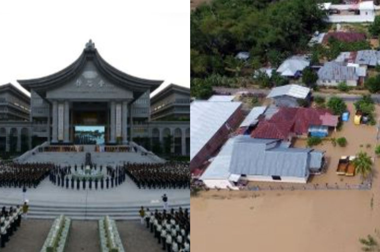 Yayasan Buddha Tzu Chi membantu korban bencana banjir Aceh.