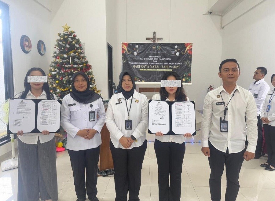 Sebanyak 99 Warga Binaan Permasyarakatan (WBP) di Daerah Istimewa Jogjakarta (DIJ) mendapatkan Remisi Khusus (RK) Hari Raya Natal 2025.