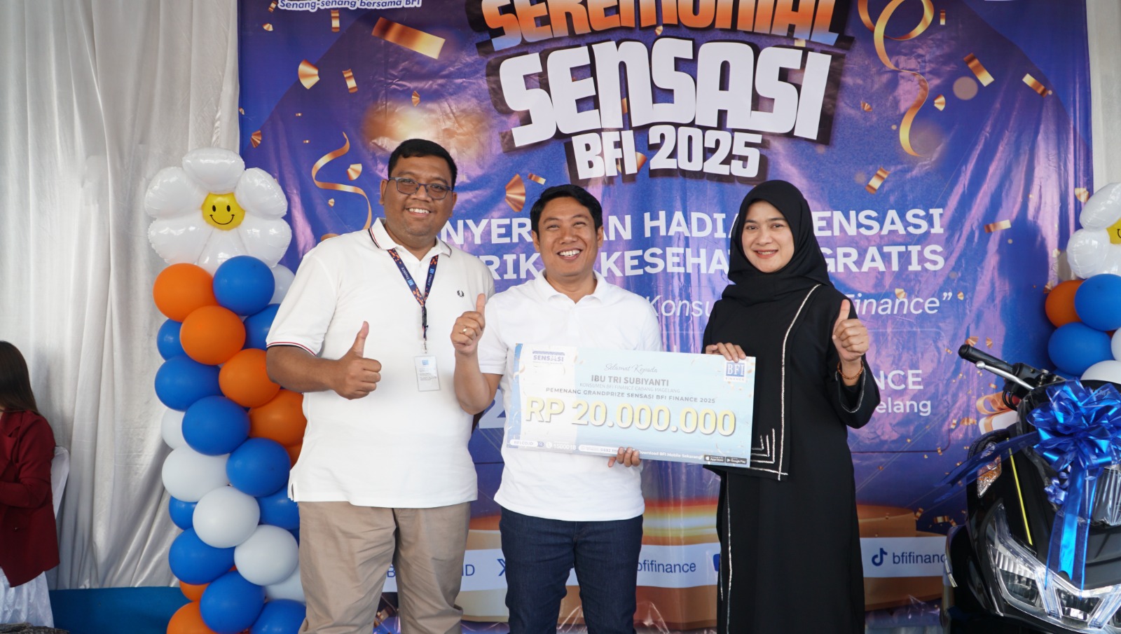 BFI Finance Dampingi Konsumen UMKM Inspiratif dan Raih Penghargaan Nasional