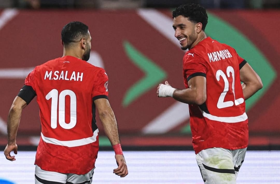 Mohamed Salah dan Omar Marmoush rayakan kemenangan Mesir atas Zimbabwe di Piala Afrika