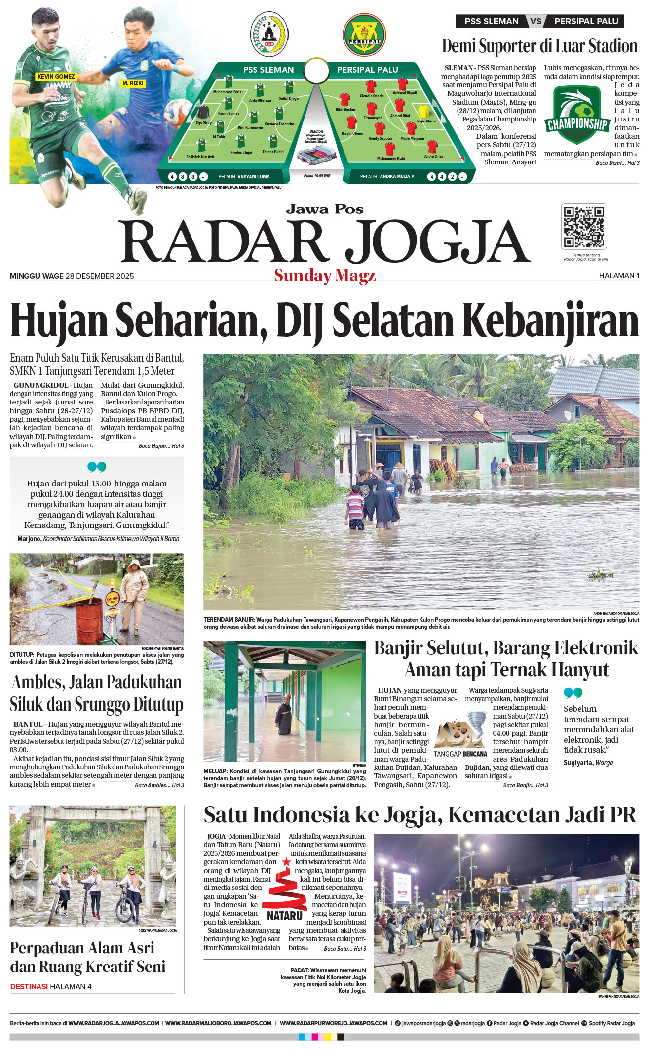 RADAR JOGJA, EDISI 28 DESEMBER 2025