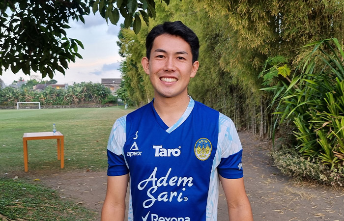 Pemain PSIM Jogja Yusaku Yamadera.