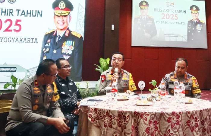 Jumpa pers Polda DIJ.