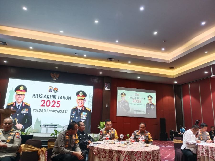 Delima Purnamasari/Radar Jogja Jumpa pers Polda DIY