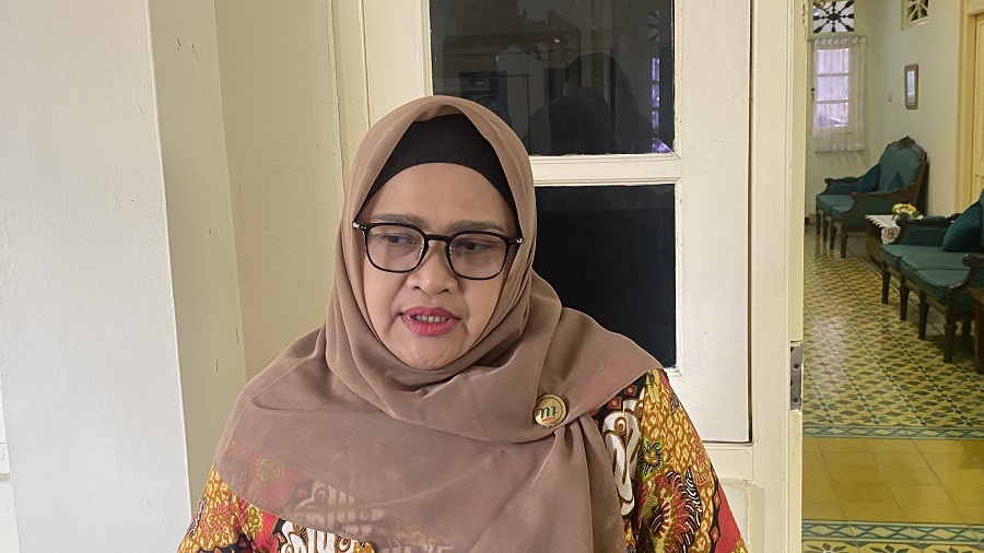 Sekprov DIY Ni Made Dwipanti Indrayanti saat ditemui di Kompleks Kepatihan Jogja, Jumat (2/1/2026).