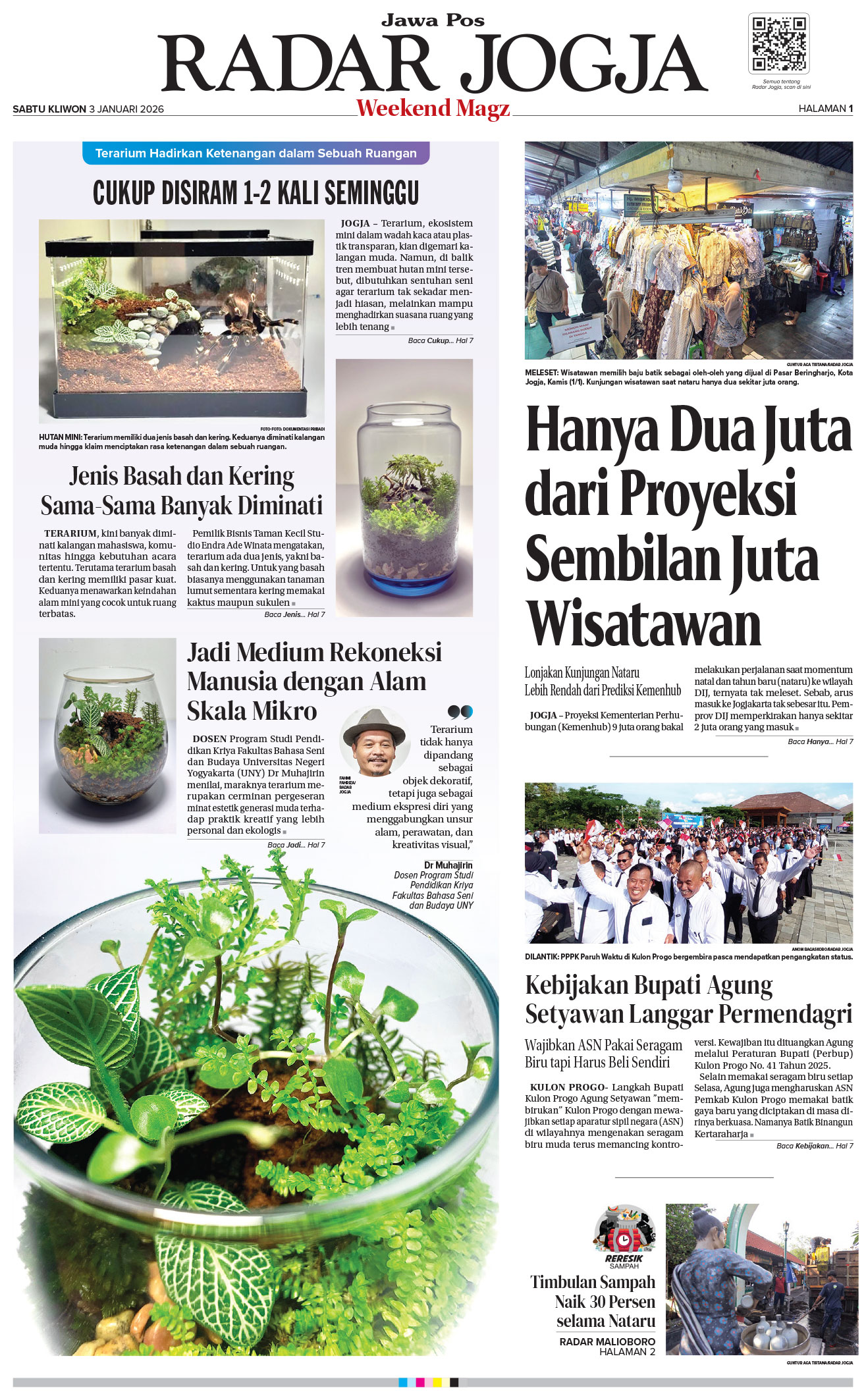 Jawa Pos - Radar Jogja, edisi Sabtu 03 Januari 2026