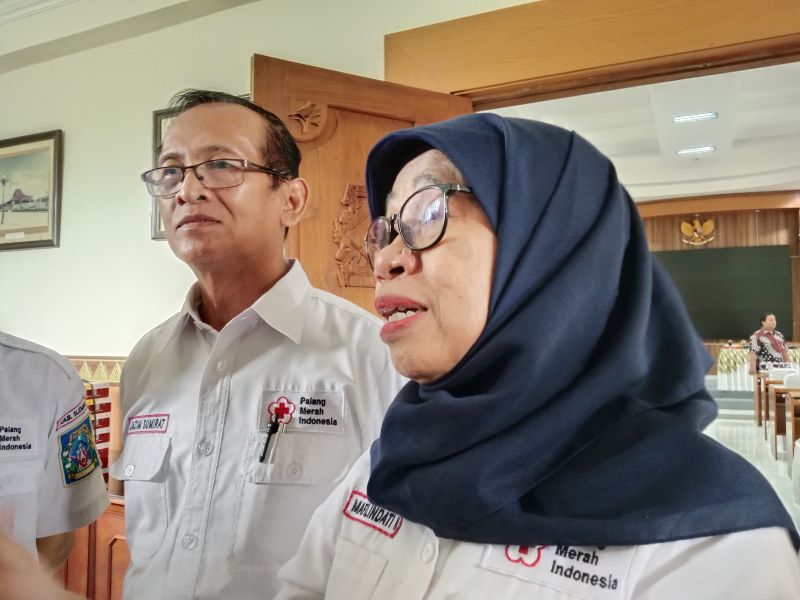 Ketua PMI Sleman Mafilindati Nuraini