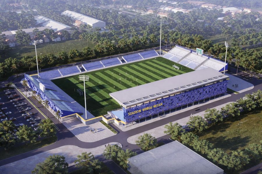 desain Stadion Wergu Wetan di Kudus, Jawa Tengah