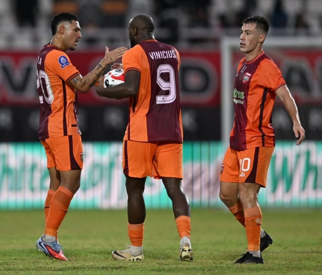 Joel Vinicius cetak brace dalam kemenangan Borneo FC atas PSM Makassar